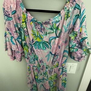 Lilly Pulitzer Pastel Floral Romper